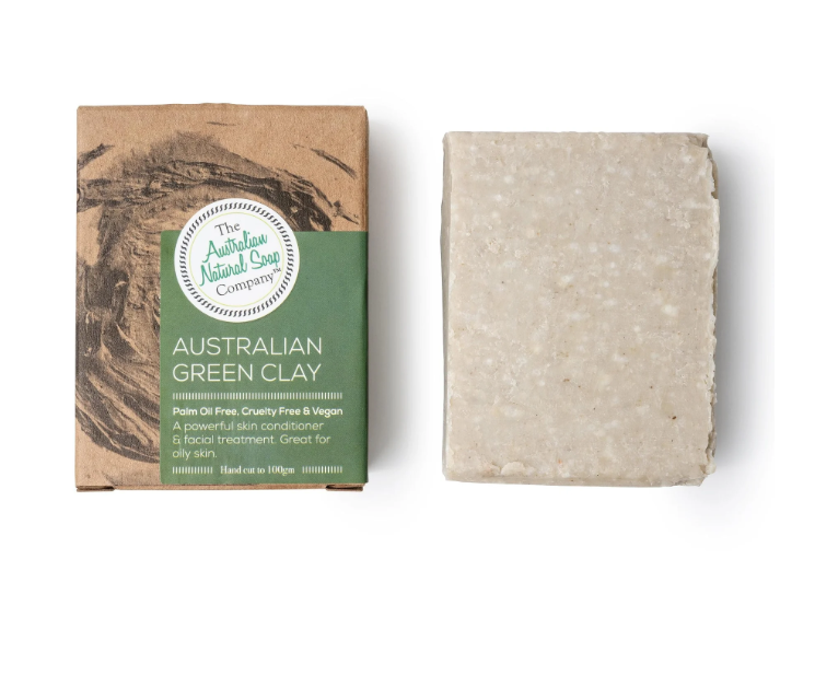 The Australian Natural Soap Company - Australian Green Clay Cleanser (100g)