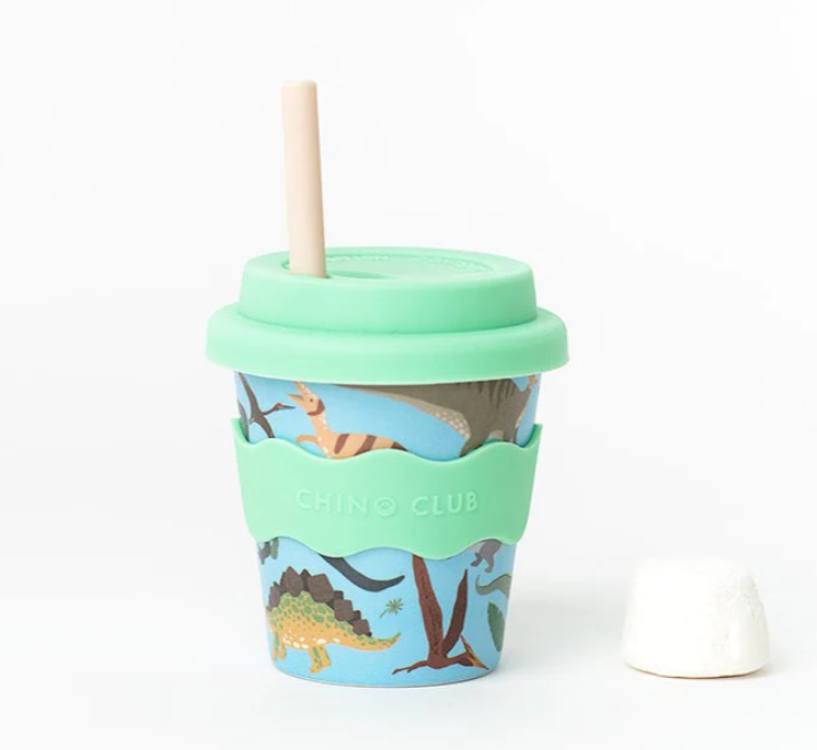 Chino Club Reusable Babychino Cup (Green Dino)