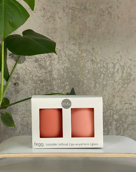 Porter Green "Fegg" Silicone Tumbler Set (2 pack)