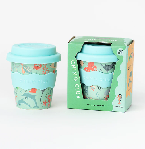 Chino Club Reusable Babychino Cup (Ocean)