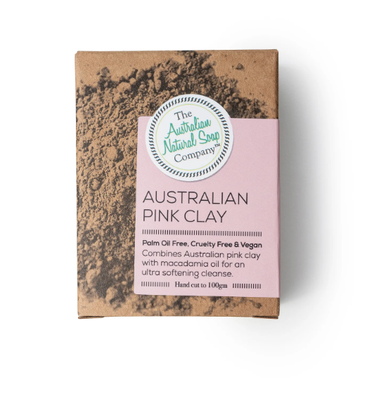 The Australian Natural Soap Company - Pink Clay Soap Bar (100g)