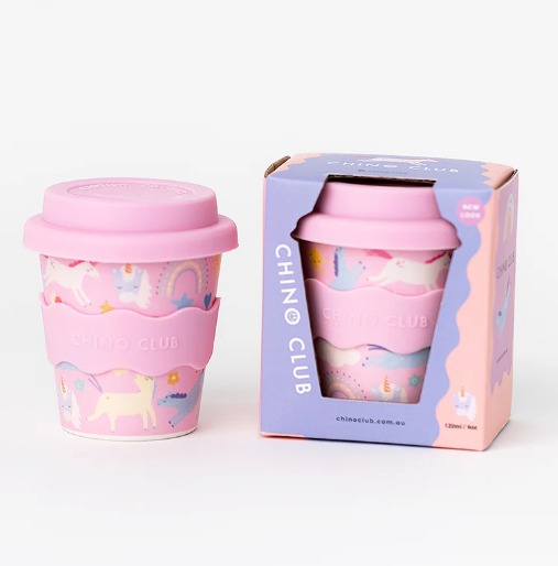 Chino Club Reusable Babychino Cup (Pink Unicorn)