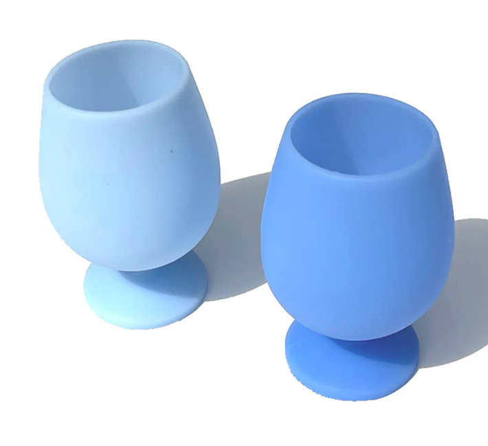 Porter Green "Stemm" Silicone Wine Glass Set (2 pack)