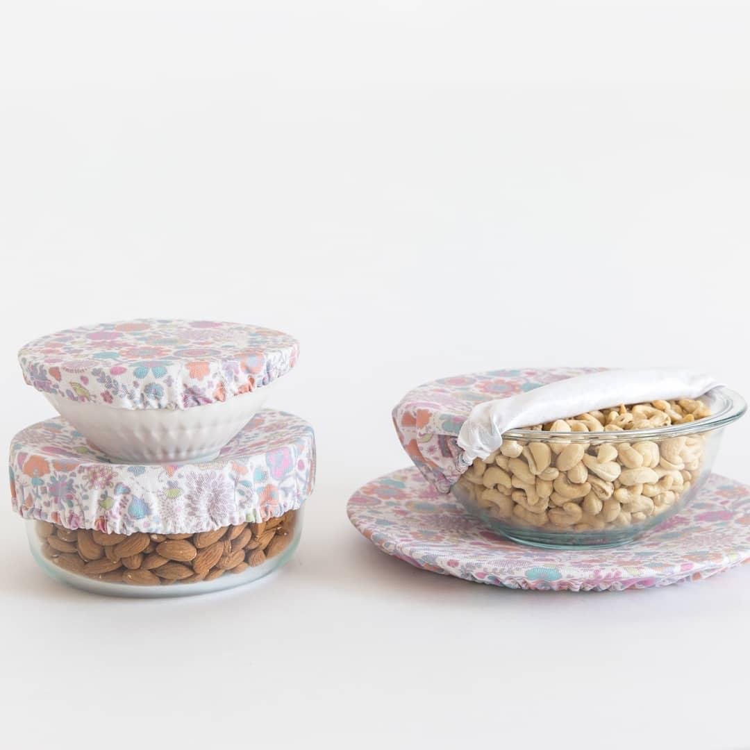 4MyEarth Reusable Food Cover Set Flower Fantasy