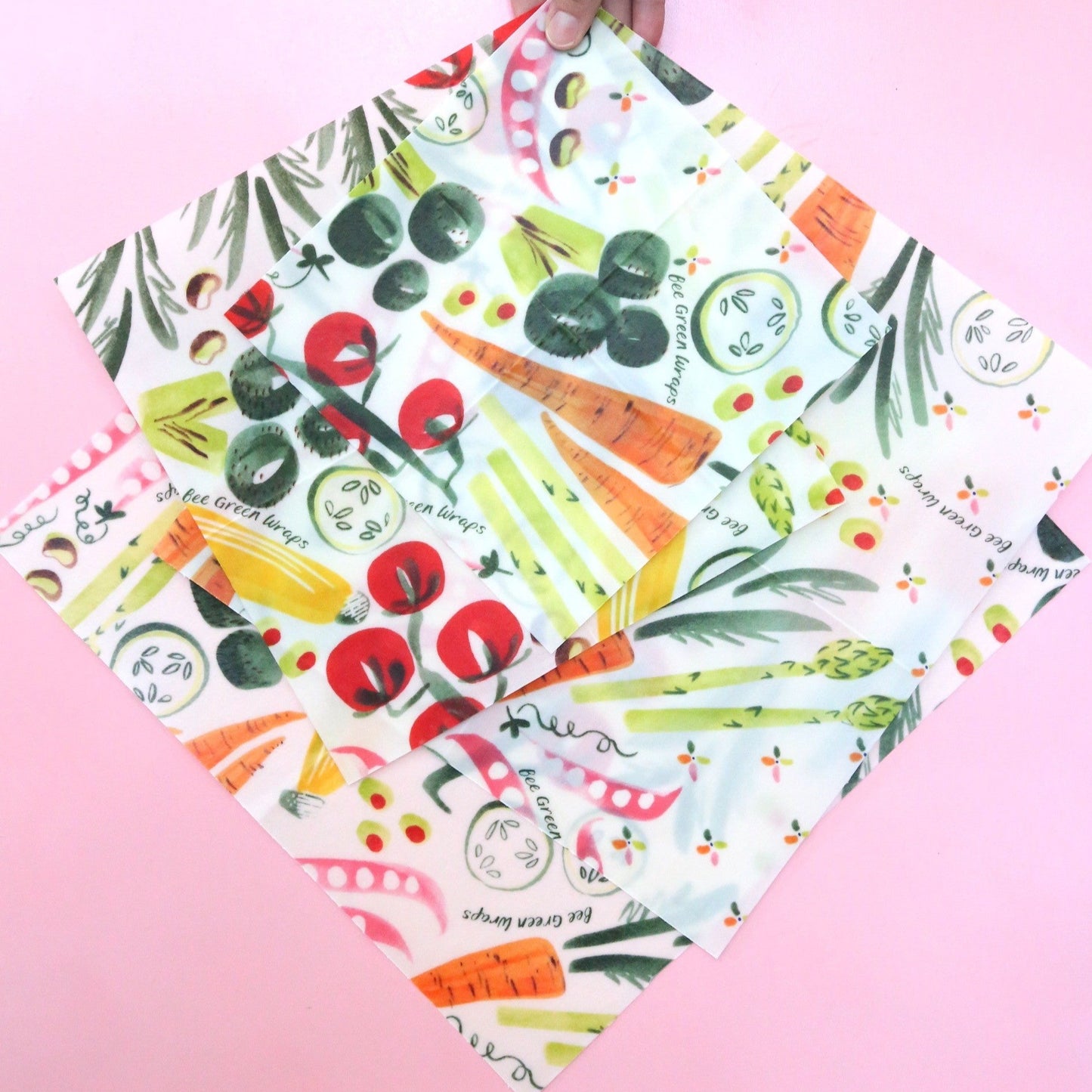 Beeswax Wraps Vegetable Pack