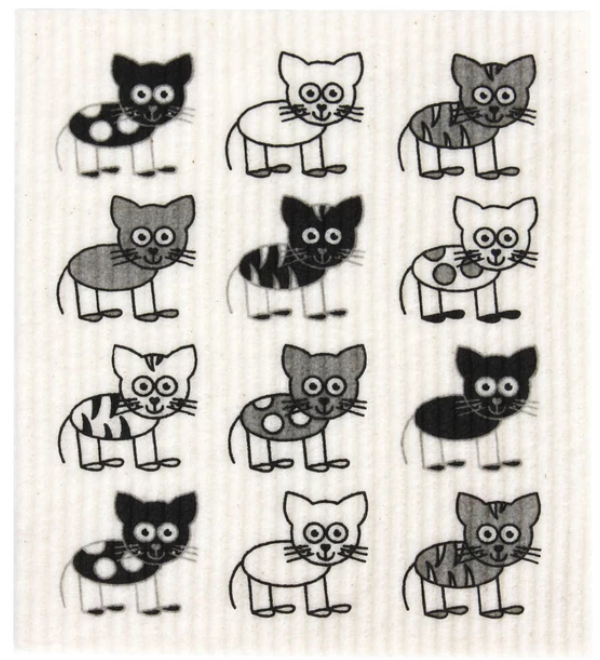 Retrokitchen Sponge Cloth Cat