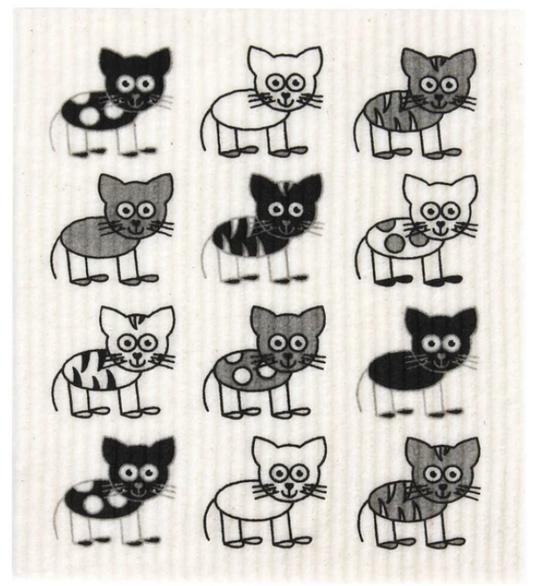 Retrokitchen Sponge Cloth Cat