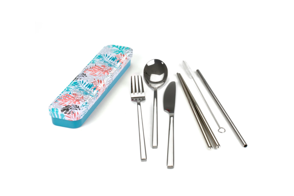 Retrokitchen Reusable Cutlery Tin Palm