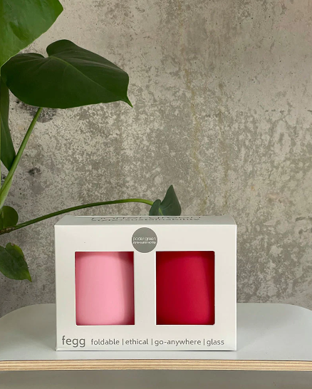Porter Green "Fegg" Silicone Tumbler Set (2 pack)