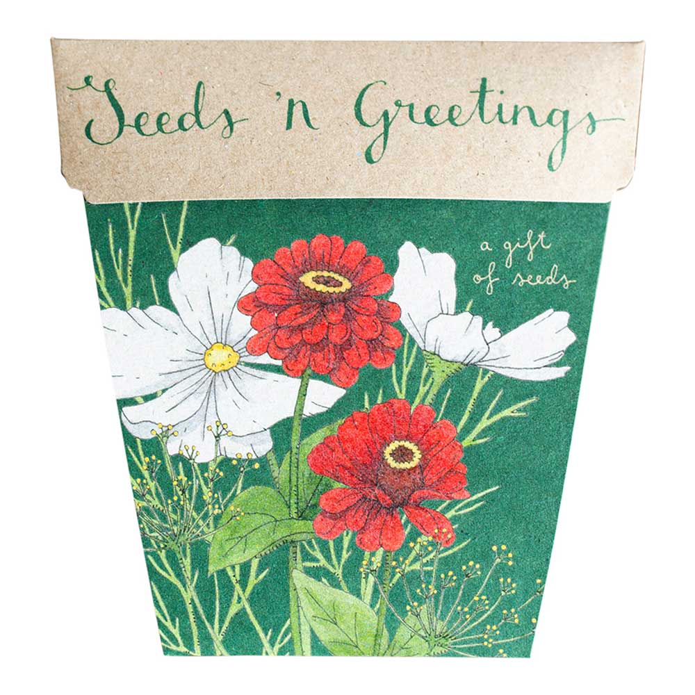 Gift of Seeds Christmas Seasons Greetings