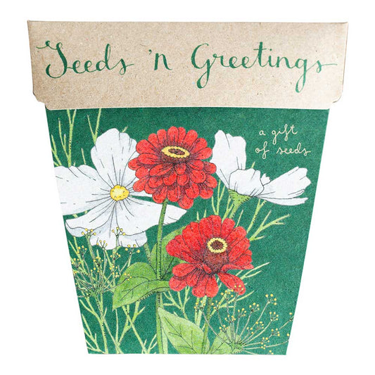 Gift of Seeds Christmas Seasons Greetings
