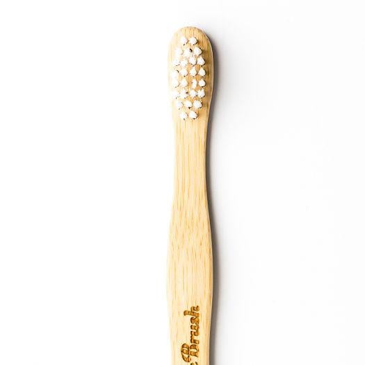 HumbleCo Bamboo Toothbrush Kids White