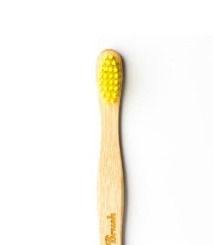 HumbleCo Bamboo Toothbrush Kids Yellow