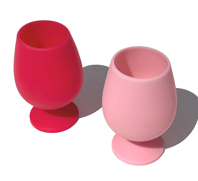 Porter Green "Stemm" Silicone Wine Glass Set (2 pack)
