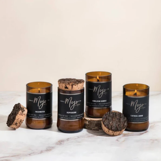 Mojo Reclaimed Beer Bottle Soy Wax Candle