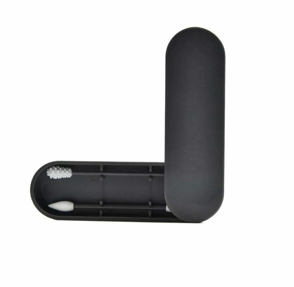 Reusable Silicone Cotton Swab black