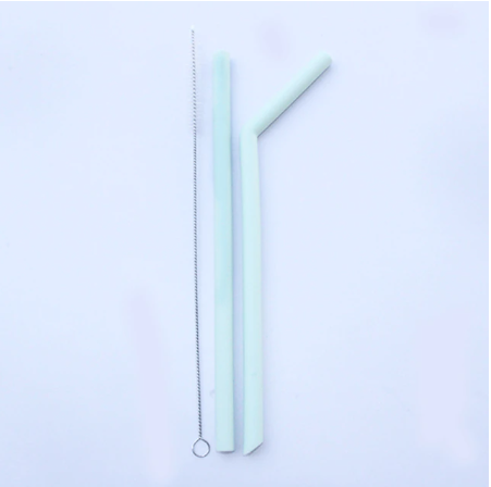 Silicone Straw Mint Green