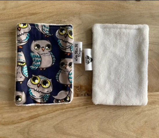 Owl Reusable Baby Wipe