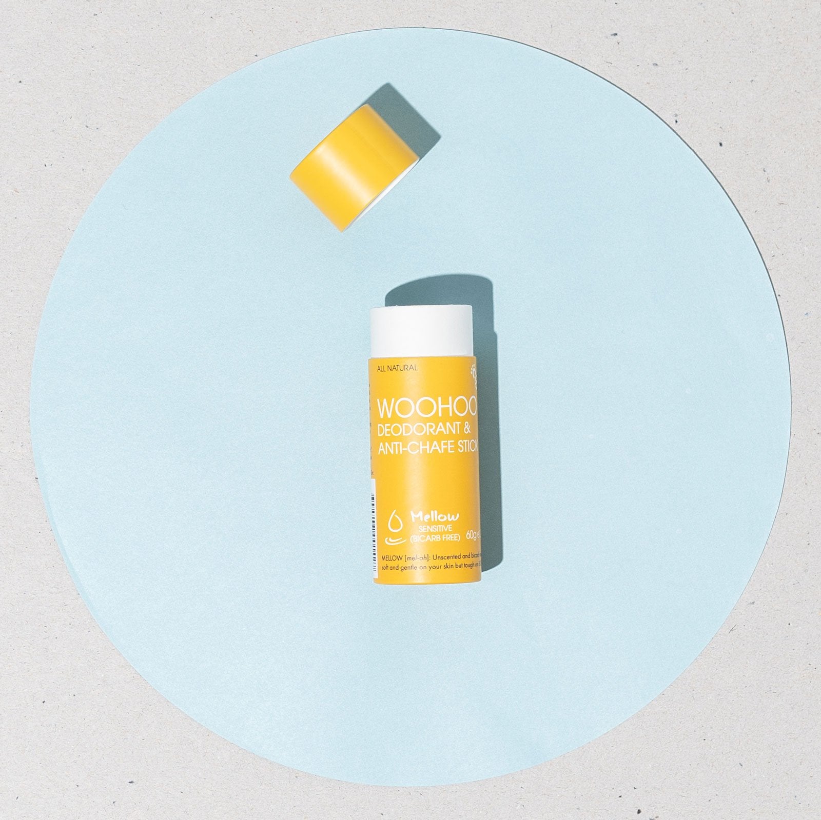 Woohoo Natural Deodorant & Anti-Chafe Stick - Mellow