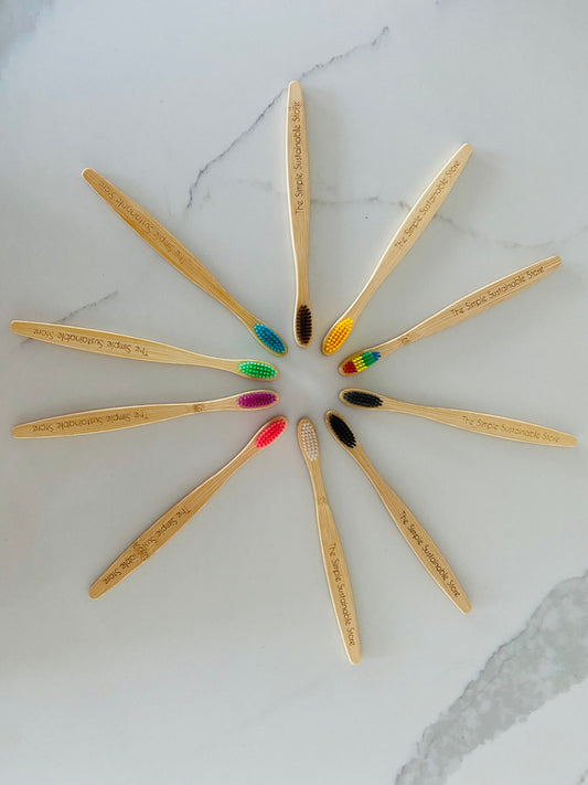 Eco Friendly Bamboo Toothbrush Adult