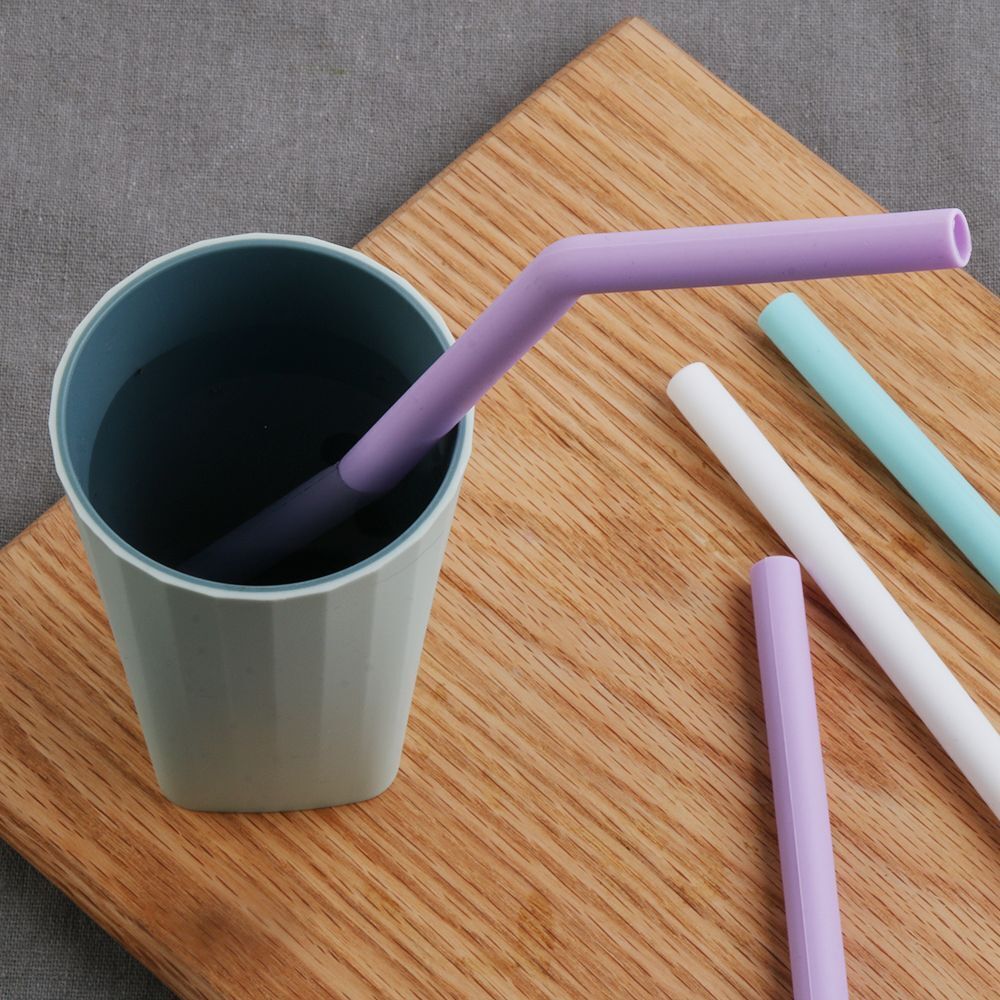 Silicone Straws Purple