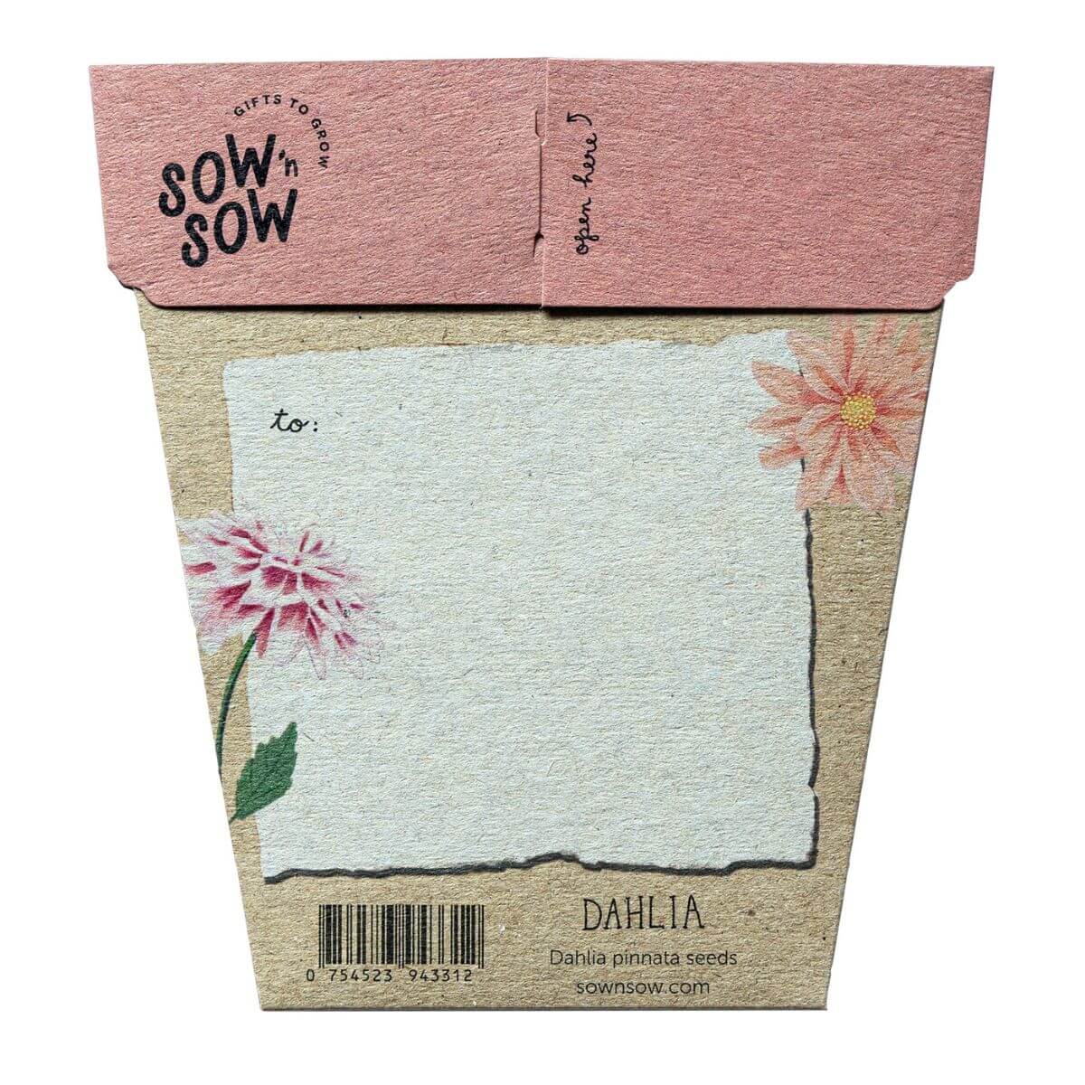 Sow n Sow Gift of Seeds - Dahlia