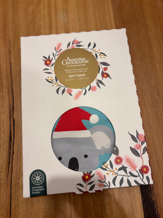Australian Geographic Reusable Christmas Gift Bag