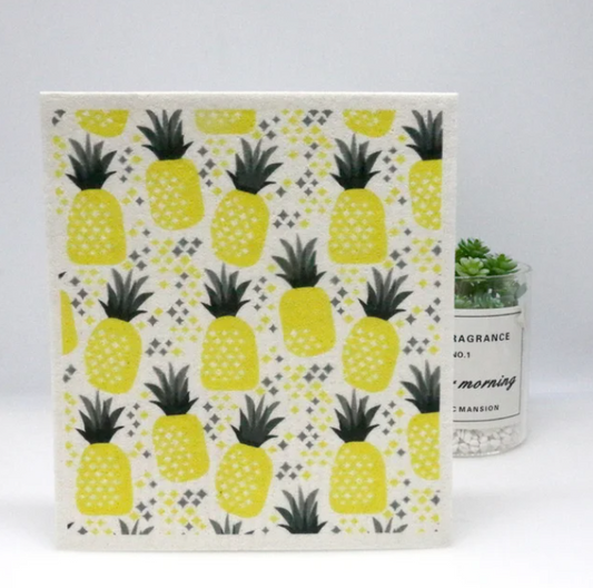 Compostable Sponge Cloth - Pineapples