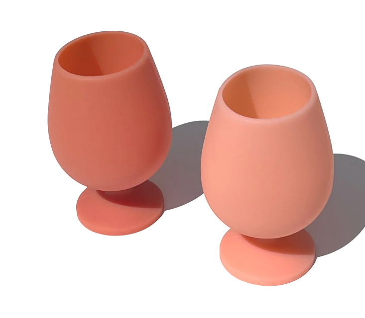 Porter Green "Stemm" Silicone Wine Glass Set (2 pack)