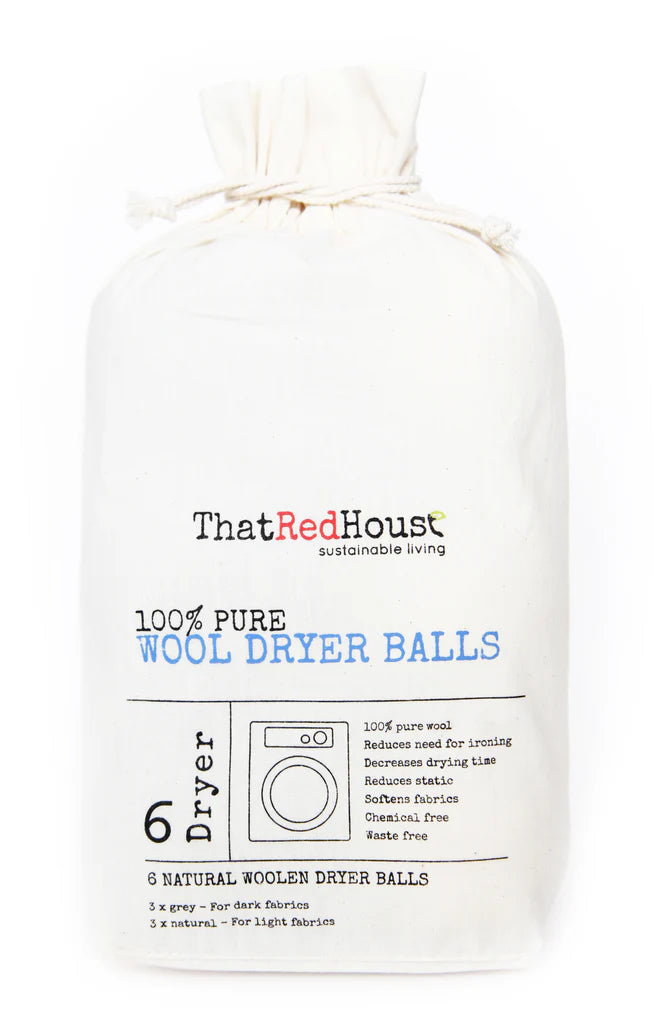 Pure Wool Dryer Balls (6 pack)