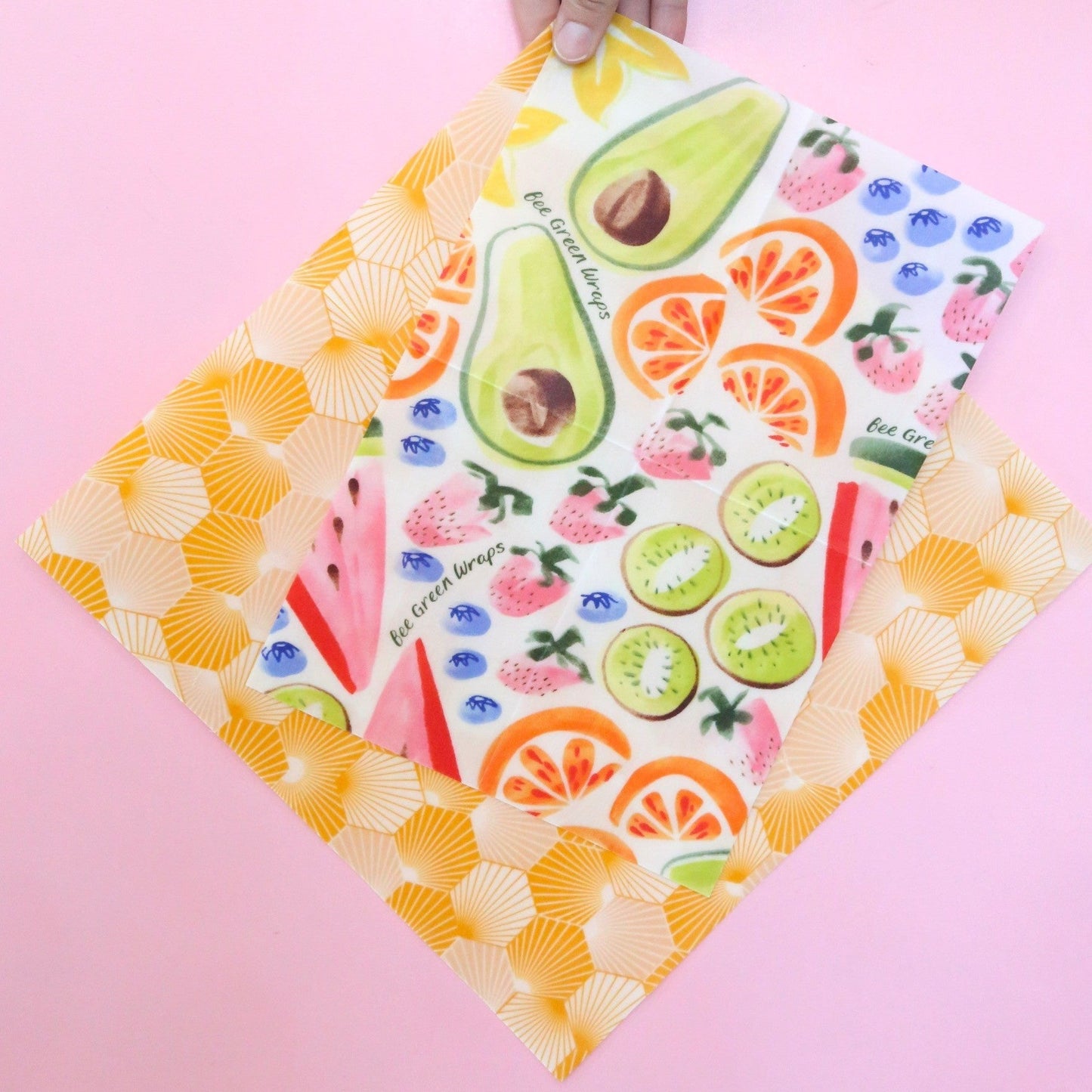 Beeswax Wrap Lunch Pack Fruit