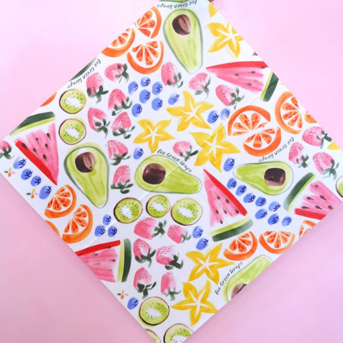 Bee Green Beeswax Wrap Jumbo Fruit