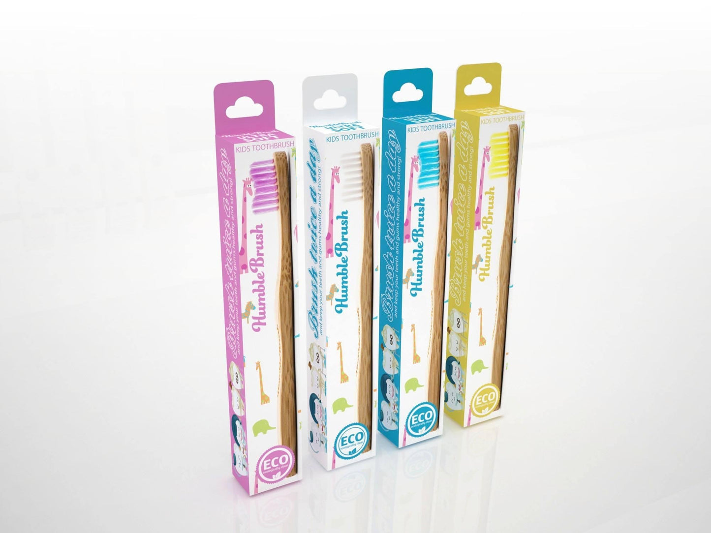 HumbleCo Bamboo Toothbrush Kids Packaging
