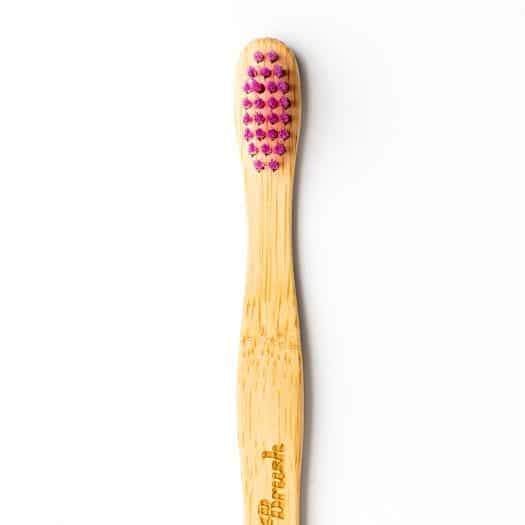 HumbleCo Bamboo Toothbrush Kids Pink