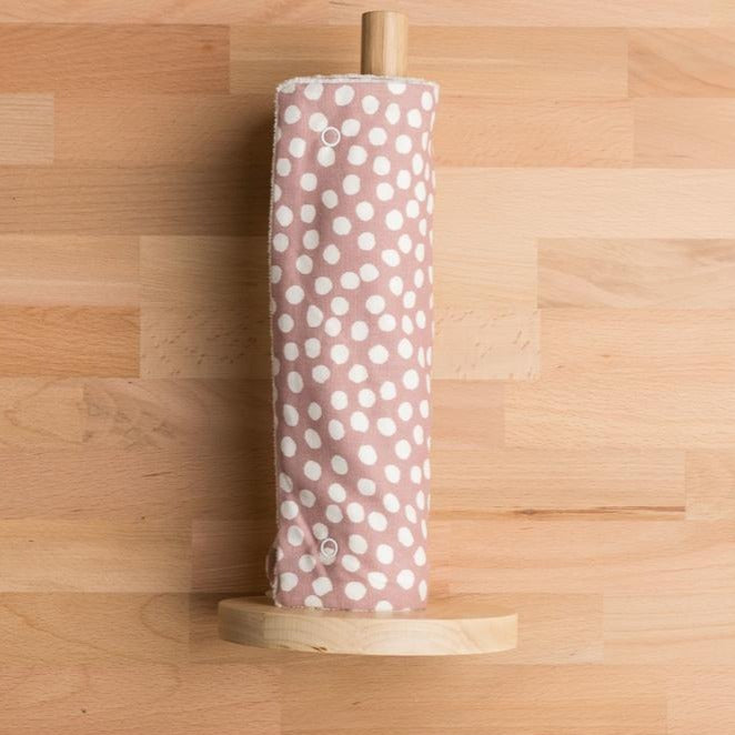 Pink Unpaper Towel on Roll