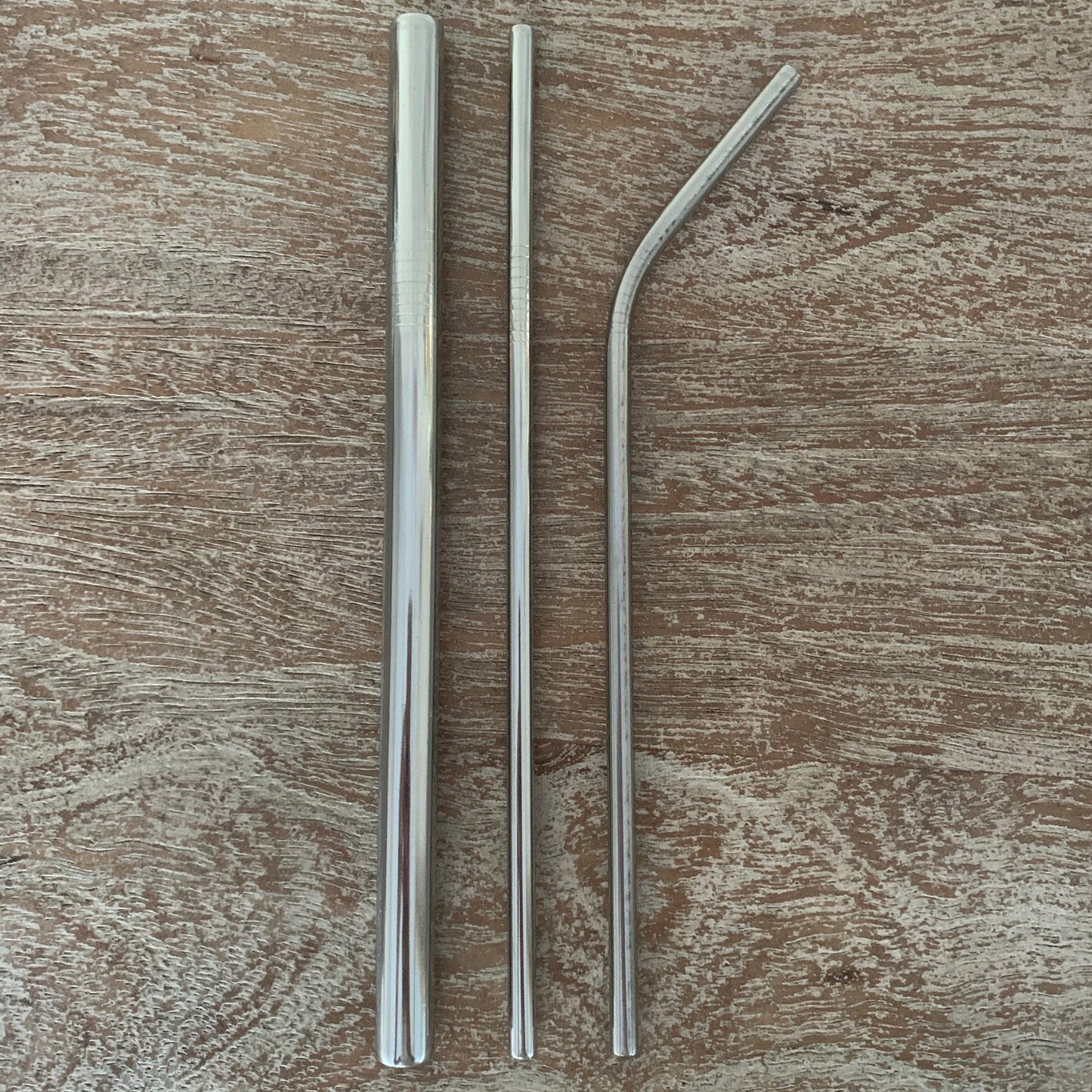 Stainless Steel Drinking Straws Silver