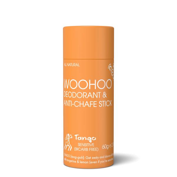 Woohoo Natural Deodorant & Anti-Chafe Stick - Tango