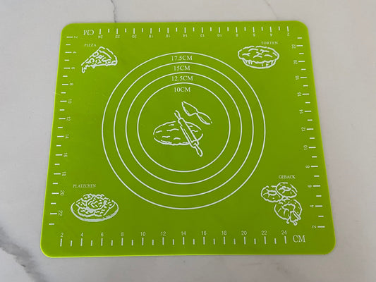 Reusable Silicone Baking Mat Green Square